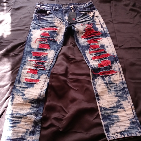 ROCKSTAR STYLE JEANS - Picture 1 of 2